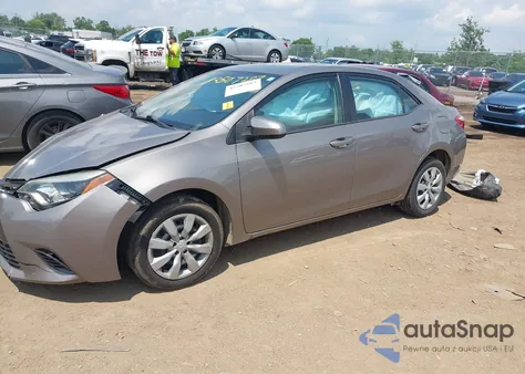 2016 Toyota Corolla Le z USA, uszkodzony, nr VIN 2T1BURHE0GC665479